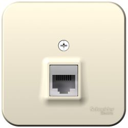 Розетка RJ-11 Schneider Electric BLANCA BLNIA011002 молочный, картинка