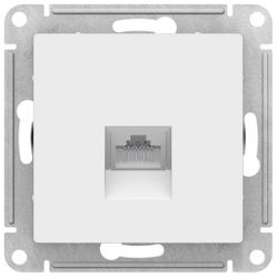 Розетка RJ-45 1 пост Schneider Electric Atlas Design белый, фото