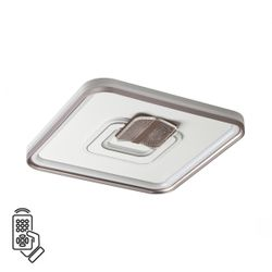 Светильник Lumion Piko Gemini, LED 85Вт, 3000-6500K, 490х490, IP20, пульт ДУ, металл/акрил, Белый, фотография