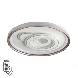 Светильник Lumion Piko Gemini, LED 85Вт, 3000-6500K, D490, IP20, пульт ДУ, металл/акрил, Белый, вид
