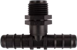 Тройник трубы ECOTEC d=16мм резьба 1/2", пнд, изображение