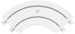 Эркер для карниза LEGRAND внутренний  двухрядный белый, детальное фото