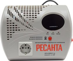 Стабилизатор напряжения РЕСАНТА АСН-500Н/1-Ц, крупный план