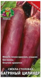 Семена Свеклы столовой ПОИСК Багряный цилиндр 3 г, изображение