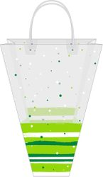 Сумка для цветов GARDEN SHOW 44,5х34х12 см пластик в ассорименте, вид