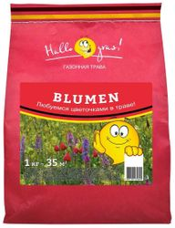 Семена газонной травы ГазонCity Blumen 1 кг, вид