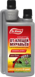 Концентрат от клещей муравьев и других ползающих Dr.Klaus 250 мл, вид