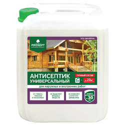 Антисептик PROSEPT Eco universal универс. для наружных и внутренних работ 5л, фотография