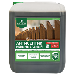 Антисептик PROSEPT Eco ultra невымываемый коричневый 5л, фотография