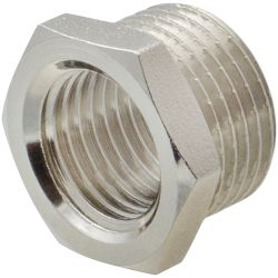 Футорка (переходник) 3/8" х 1/4" н/в MPF, детальное фото