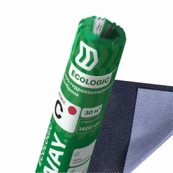 Строительная мембрана гидроизоляционная IZOWAY мембранная 35 г/м² 1,6x18,75 м, детальное фото