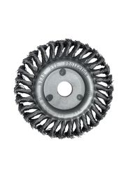 Щетка плоская (125х22 мм; крученая проволока) для УШМ VERTEXTOOLS 12100-125, картинка