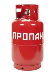 Баллон бытовой 12 л. (с ВБК-2) НЗГА пустой, крупный план