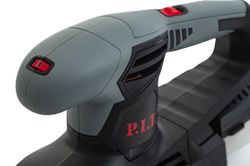 Шлифмашина вибрационная электрическая P.I.T. PSP400-C1 400 Вт, 230х115 мм, крупный план