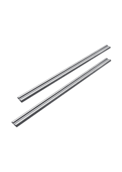 Ножи для электрорубанка VERTEXTOOLS двухсторонние 2 шт 102х5,5х1,2, крупный план