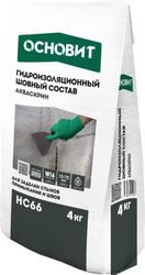 Шовный гидроизоляционный состав ОСНОВИТ Акваскрин HC66, 4 кг, изображение
