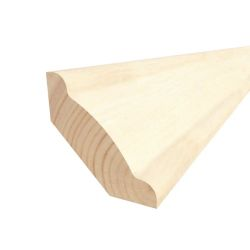 Галтель Timber&Style ГС-40 сращенная хвоя Экстра 11х40х1000 мм, крупный план