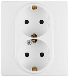Розетка электрическая Legrand Etika 672273 белый, фотография