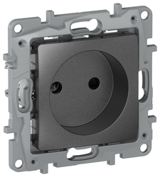 Розетка электрическая Legrand Etika 672634 антрацит, вид