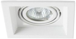 Встраиваемый спот ARTE Lamp Canis A6661PL-1WH, крупный план