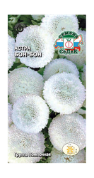 Семена Астры Бон-Бон 3 г, изображение