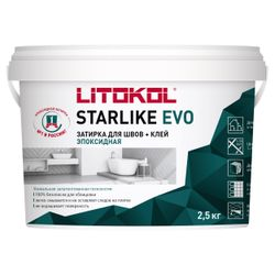 Затирка эпоксидная LITOKOL STARLIKE EVO S.208 песочный 2,5 кг, детальное фото