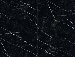 Керамогранит Staro Nero Marquina черный 60X120 см 1,44 м², изображение