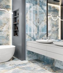 Керамогранит Global Tile Favorito синий полированный 60X120 см 1,44 м², фото