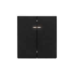 Выключатель 2-клавишный Kranz Strong KR-78-0714-5 антрацит, картинка