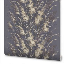 Виниловые обои WALLSECRET midnight 9089-25 фиолетовые 1,06х10,05 м, вид