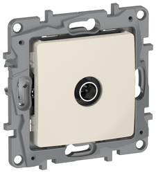 Розетка TV Legrand Etika 672365 слоновая кость, фото