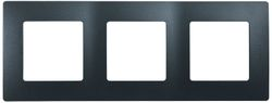 Рамка 3 поста Legrand Etika антрацит, изображение