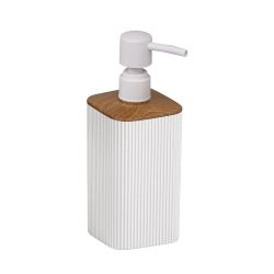 Диспенсер для жидкого мыла Sand White пластик белый, детальное фото