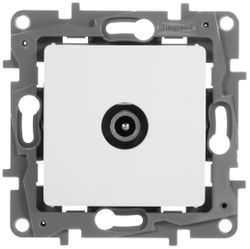 Розетка TV Legrand Etika 672263 белый, крупный план