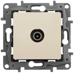 Розетка TV Legrand Etika 672363 слоновая кость, изображение
