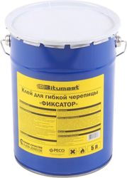 Клей для гибкой черепицы Bitumast ФИКСАТОР 5 л, фотография