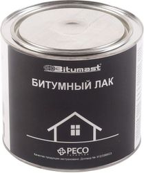 Лак битумный Bitumast 2 л, вид
