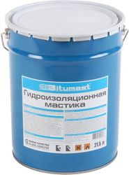 Мастика битумная Bitumast гидроизоляционная 21,5 л, изображение