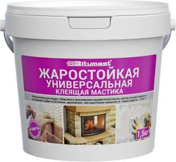 Мастика жаростойкая клеящая Bitumast 1,5 кг, детальное фото
