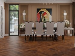 Ламинат NORLAND HERRINGBONE ELEGANT ОРЕХ КИПР 33 класс 8 мм 1,92 м², изображение