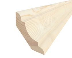 Напольный плинтус массив дерева 2200x50x12 мм натуральный, фото