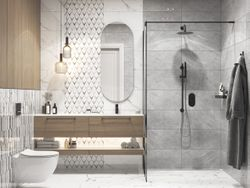 Плитка Cersanit Marmo белый 29,8X59,8 см 1,425 м², фотография