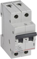 Автоматический выключатель Legrand RX3 2Р С40А 4,5кА, изображение
