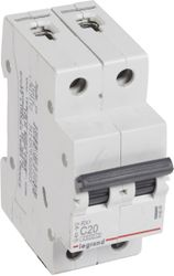 Автоматический выключатель Legrand RX3 2Р С20А 4,5кА, детальное фото
