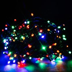 Гирлянда внешняя нить  SH LIGHTS 200 LED многоцветный 20 м, фотография