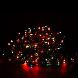 Гирлянда внешняя нить  SH LIGHTS 400 LED многоцветный 20 м, детальное фото