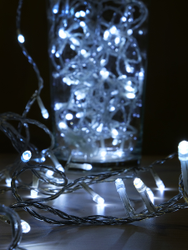 Гирлянда уличная "Нить", 120 LED, белый, 12м, соединяемая до 20шт, фото