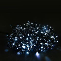 Гирлянда внешняя занавес Glos 120 LED белый 20 м, изображение