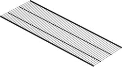 Полка для стеллажа Larvij L99124BL черная 1206x406x15 мм, фотография