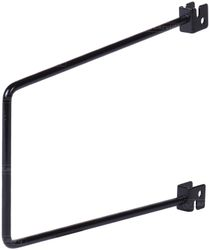 Боковой ограничитель для полки Larvij L9717BL 217x115x12 см черный, изображение